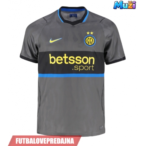 Lacne Muži Futbalové dres Inter Milan Manuel Akanji #25 2026-27 Krátky Rukáv - Tretina